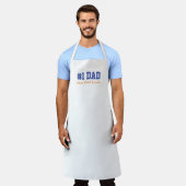 Vatertag #1 VATER Kinder benennen Spaß Schürze (Getragen)