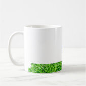 Vatertag #1 VATER Kinder nennen Grasspass Kaffeetasse (Links)