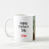 Vatertag 20xx Akrostisches Foto Kaffeetasse (Links)