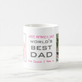 Vatertag 2 Foto Custom Coffee Tasse (Mittel)