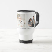 Vatertag 3 Foto Personalisierte Reise Umarmung Reisebecher (VorderseiteRechts)