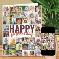 Vatertag 40 FotoCollage Große Personalisierte