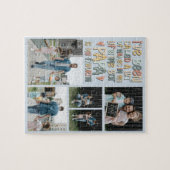 Vatertag 5 Foto-Collage Puzzle (Horizontal)