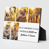 Vatertag 5 FotoCollage Niedlich Bester Papa je Fotoplatte (Seite)