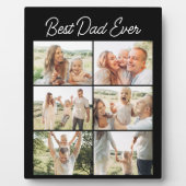 Vatertag 6 Foto-Collage Bester Vater überhaupt Fotoplatte (Vorderseite)