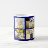 Vatertag 6 Foto Keepake Handyman Vater Blau Kaffeetasse (Mittel)