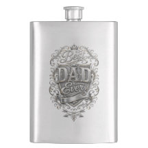 Vatertag 8 oz Edelstahl-Flasche