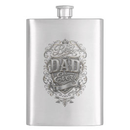 Vatertag 8 oz Edelstahl-Flasche Flachmann