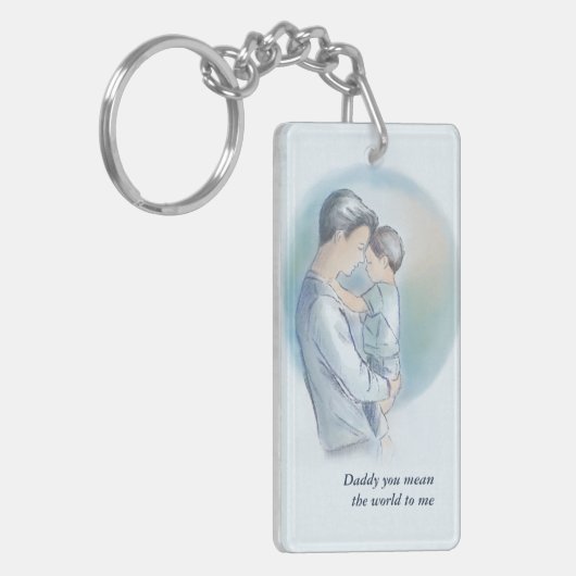 Vatertag Acrylischer Schlüsselanhänger (Vorderseite links)