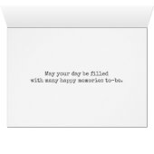 Vatertag Altes Auto mit Bichon Frise Hund (Innenansicht Horizontal (Unten))