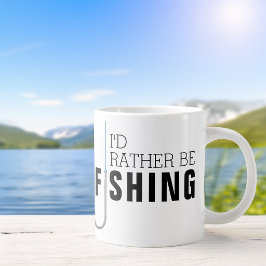 Vatertag, an dem ich eher fischen würde Jumbo-Tasse