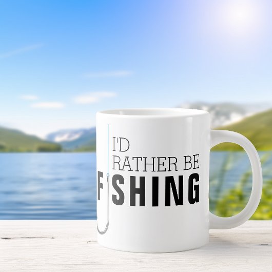 Vatertag, an dem ich eher fischen würde Jumbo-Tasse