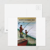 Vatertag Angelkarte Postkarte (Vorne/Hinten)