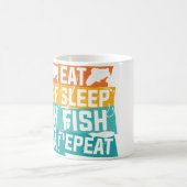 Vatertag-Angeln-Fischer Kaffeetasse (Mittel)