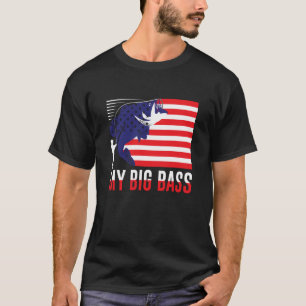 Vatertag-Angeln-Fischer Mein Großer Barsch T-Shirt