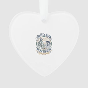 Vatertag-Angeln Vater-Shirt Nur ein Vater mit Ange Ornament