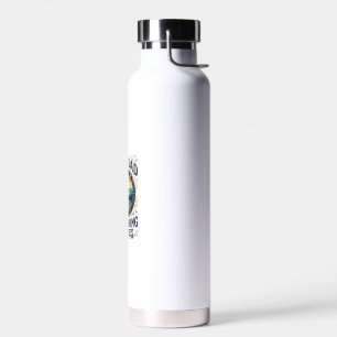 Vatertag-Angeln Vater-Shirt Nur ein Vater mit Fisc Trinkflasche