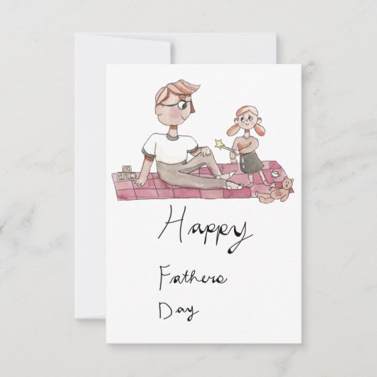 Vatertag Ankündigung (Vorderseite)