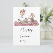 Vatertag Ankündigung (Stehend Vorderseite)