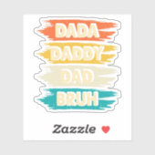 Vatertag Aufkleber (Blatt)