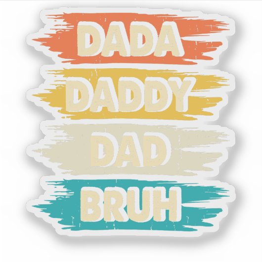 Vatertag Aufkleber (Vorderseite)