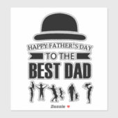 Vatertag Aufkleber (Blatt)