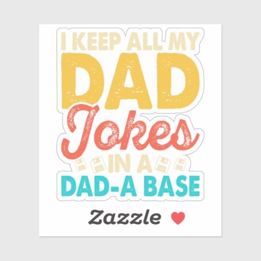 Vatertag Aufkleber (Blatt)