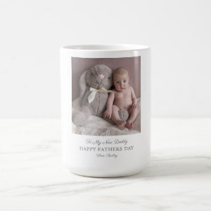 Vatertag aus dem neuen Baby-Foto Kaffeetasse