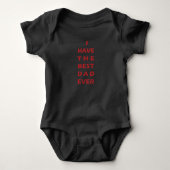 Vatertag Baby Strampler (Vorderseite)