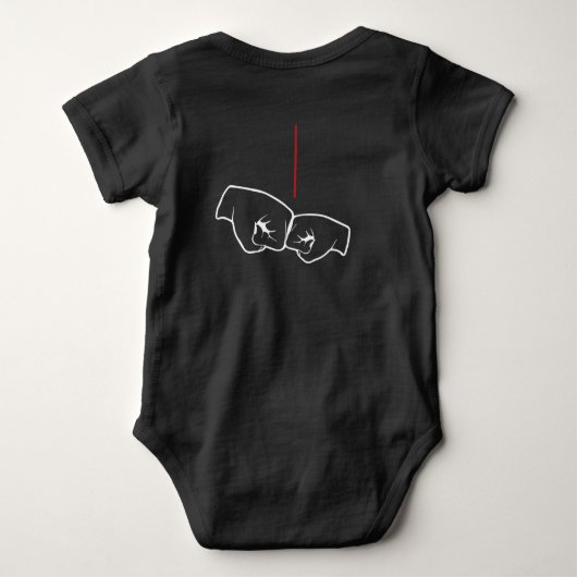 Vatertag Baby Strampler (Rückseite)