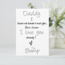 Vatertag bald Vater, Baby-Bump