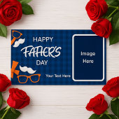 Vatertag-Banner | Foto + Text | Zazzlemade Banner