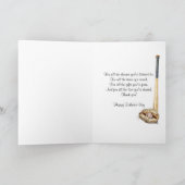 Vatertag-Baseball Karte (Innenseite)