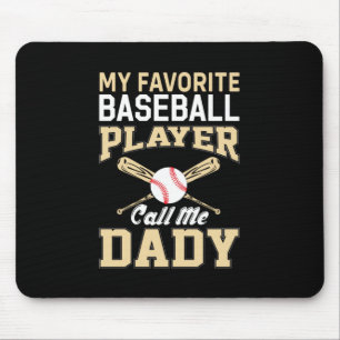 Vatertag Baseball-Spieler nennen mich Vater Mousepad
