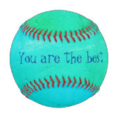 Vatertag-Baseball von dalDesignNZ Baseball (Rückseite)