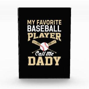 Vatertag Baseballspieler Nenne mich Papa Fotoblock