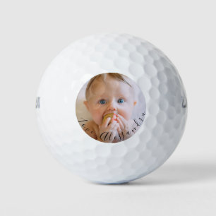 Vatertag benutzerdefinierte Foto Liebe von Kindern Golfball