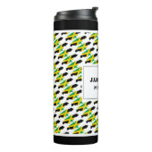 Vatertag BEST JAMAICAN VATER Map Custom Jamaica Thermosbecher (Nach links gedreht)