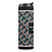 Vatertag BEST SÜDAFRIKANISCHER VATER Personalisier Thermosbecher (Nach links gedreht)
