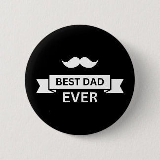 Vatertag BEST VATER JE Typo mit Mustache Button