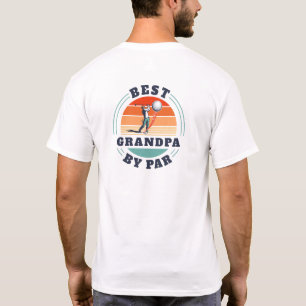 Vatertag Beste Opa Par Golf Lover T-Shirt