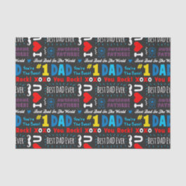 Vatertag Beste Vater-Redewendungen Seidenpapier