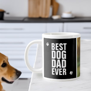 Vatertag Bester Hund Vater je Foto Jumbo-Tasse