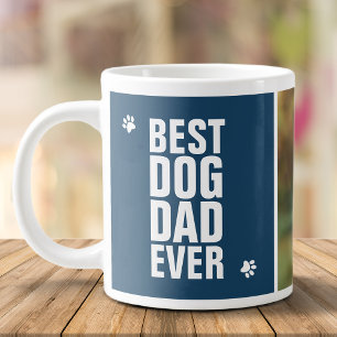 Vatertag Bester Hund Vater je Foto Jumbo-Tasse