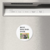 Vatertag Bester Hund Vater je Foto Magnet (In Situ (Geschirrspüler))