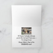 Vatertag Bester Husband je Löwe Tier Karte (Innenseite)