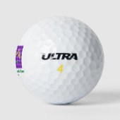Vatertag Bester Husband-Vater je Golfball (Logo)