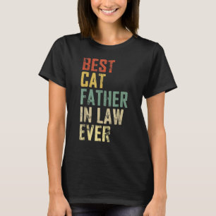 Vatertag Bester Katze Schwager Aller Zeiten Vintag T-Shirt