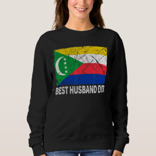 Vatertag Bester Mann je bedrückte Komoren Sweatshirt