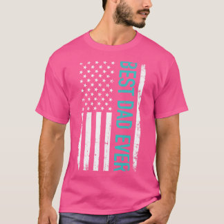 Vatertag Bester Papa je mit US-Amerikanern T-Shirt